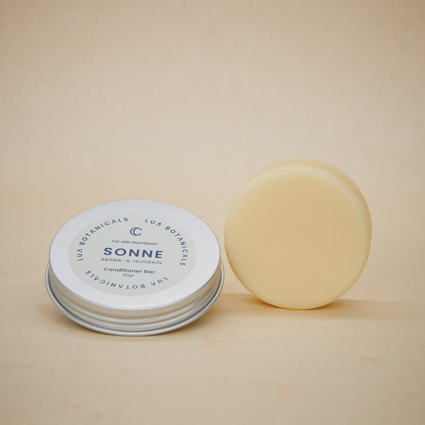 Fester Conditioner "SONNE“ für alle Haartypen – mit Argan & Jojobaoel